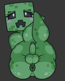 balls blush creeper creeper(minecraft) edit fanart fapwall green_skin male ...