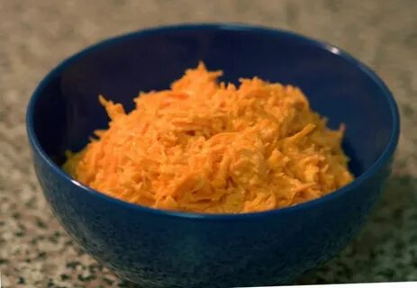 Тертая морковка с чесноком