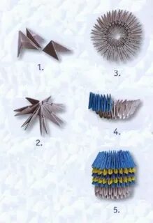Из бумаги из модулей пошаговая инструкция
