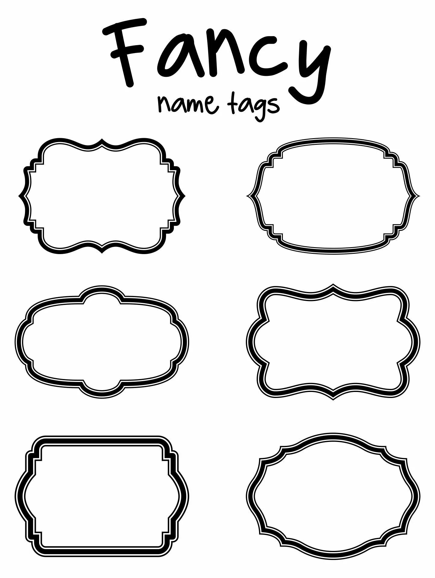 Fancy names