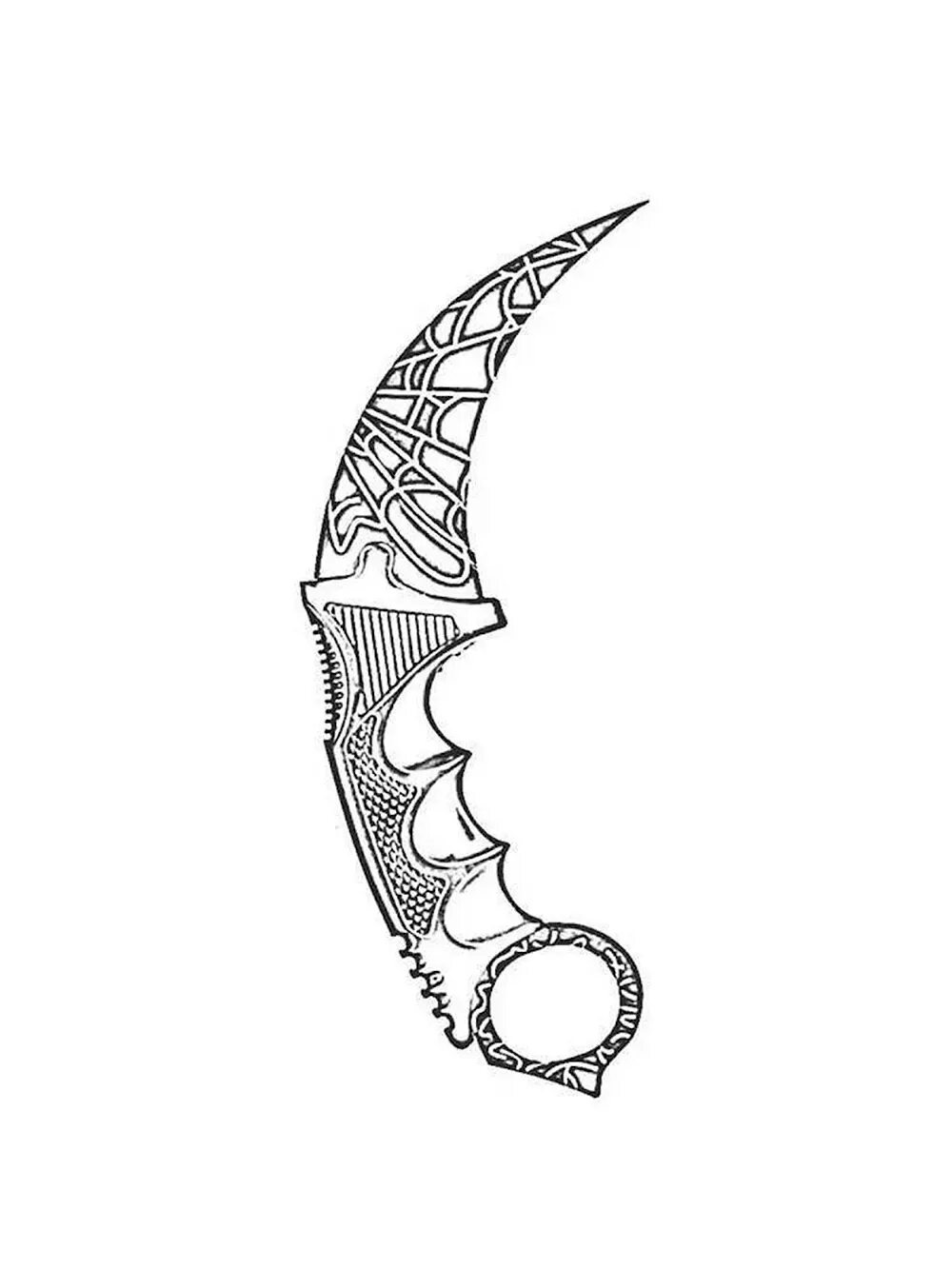 Раскраска нож керамбит. Нож керамбит из стандофф 2 раскраска. Нож керамбит голд чертеж. Чертёж ножа керамбит из стандофф 2. Керамбит autotronic.