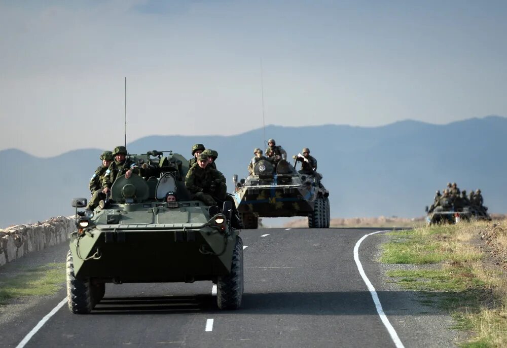 Военный конфликт в Закавказье. Российские войска в Армении. Российская Военная база в Армении.