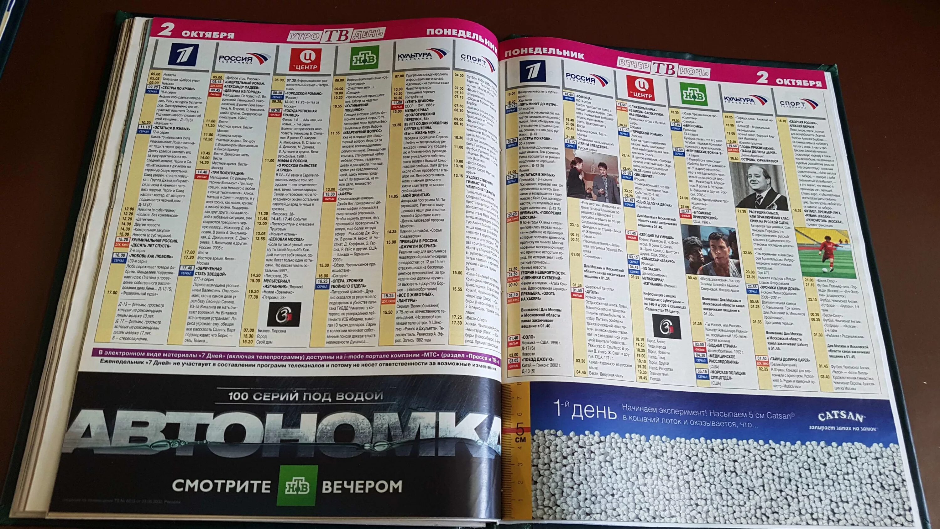 Телепрограмма. Телепрограмма 2006. Программа телепередач канала Россия. Газета Телепрограмма.