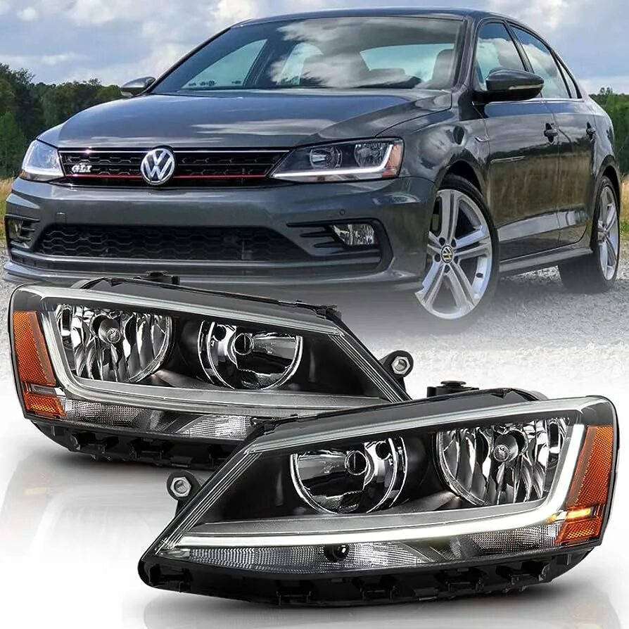 Фара VW Jetta 6. Фары Фольксваген Джетта 6. Led фары VW Jetta 2015. Светодиодные фары Volkswagen Jetta 2016.