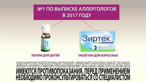 Ребенок выпил зиртек