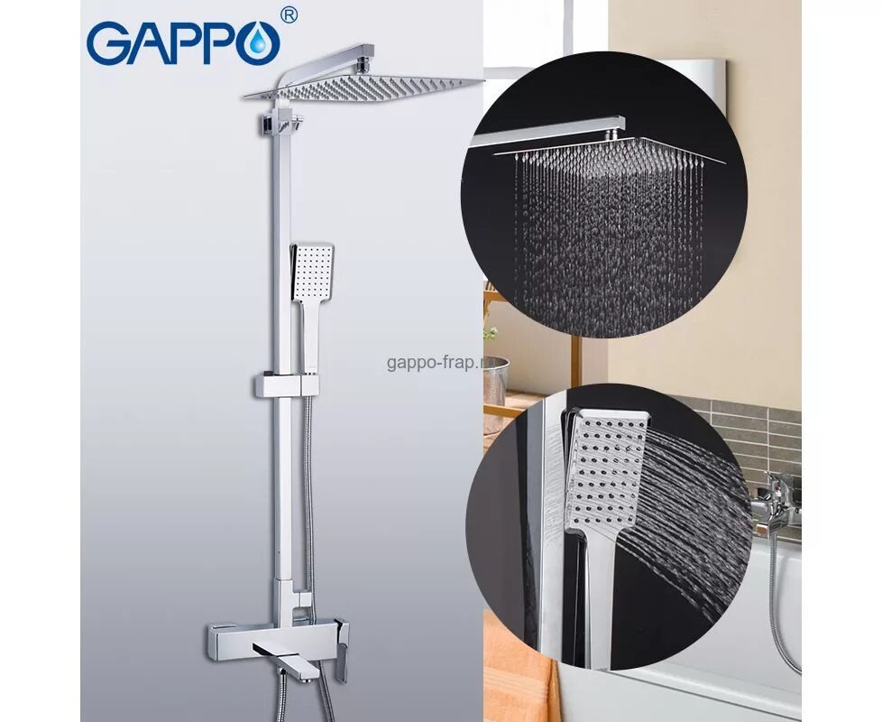 G2418 Gappo. Gappo g2418 хром. Gappo 2418 душевая система. 7107-40 Gappo.