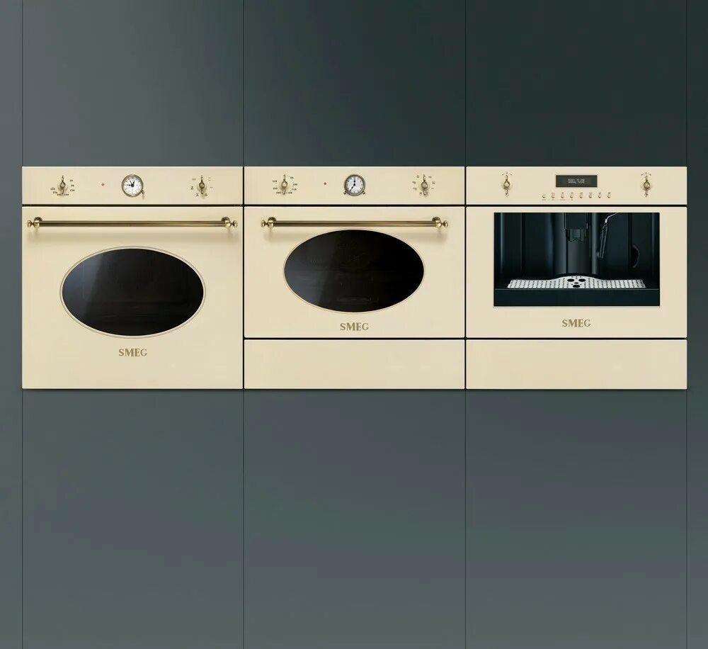 Комплект встроенной электрической техники для кухни. Смег sf800po. Духовой шкаф Смег. Встраиваемая техника Смег. Пароварка Смег встраиваемая.