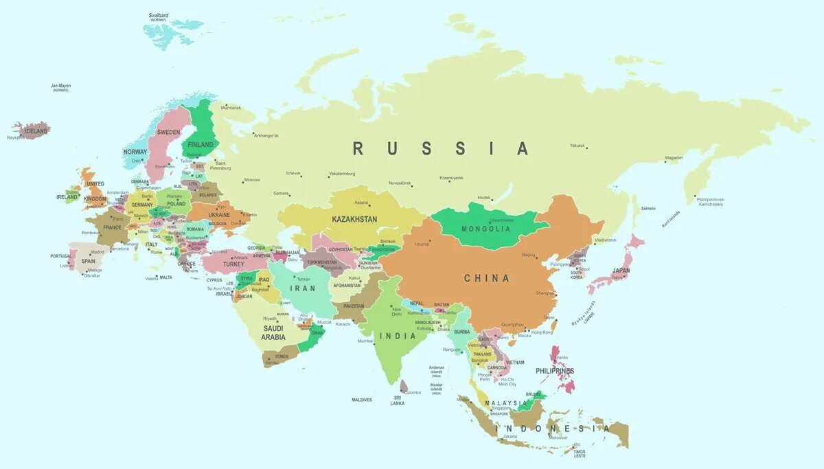 Карта государств евразии. Карта евразии карта евразии карта евразии. Политическая карта евразии. Карту евразии политическая карта евразии. Карта стран евразии на русском языке.