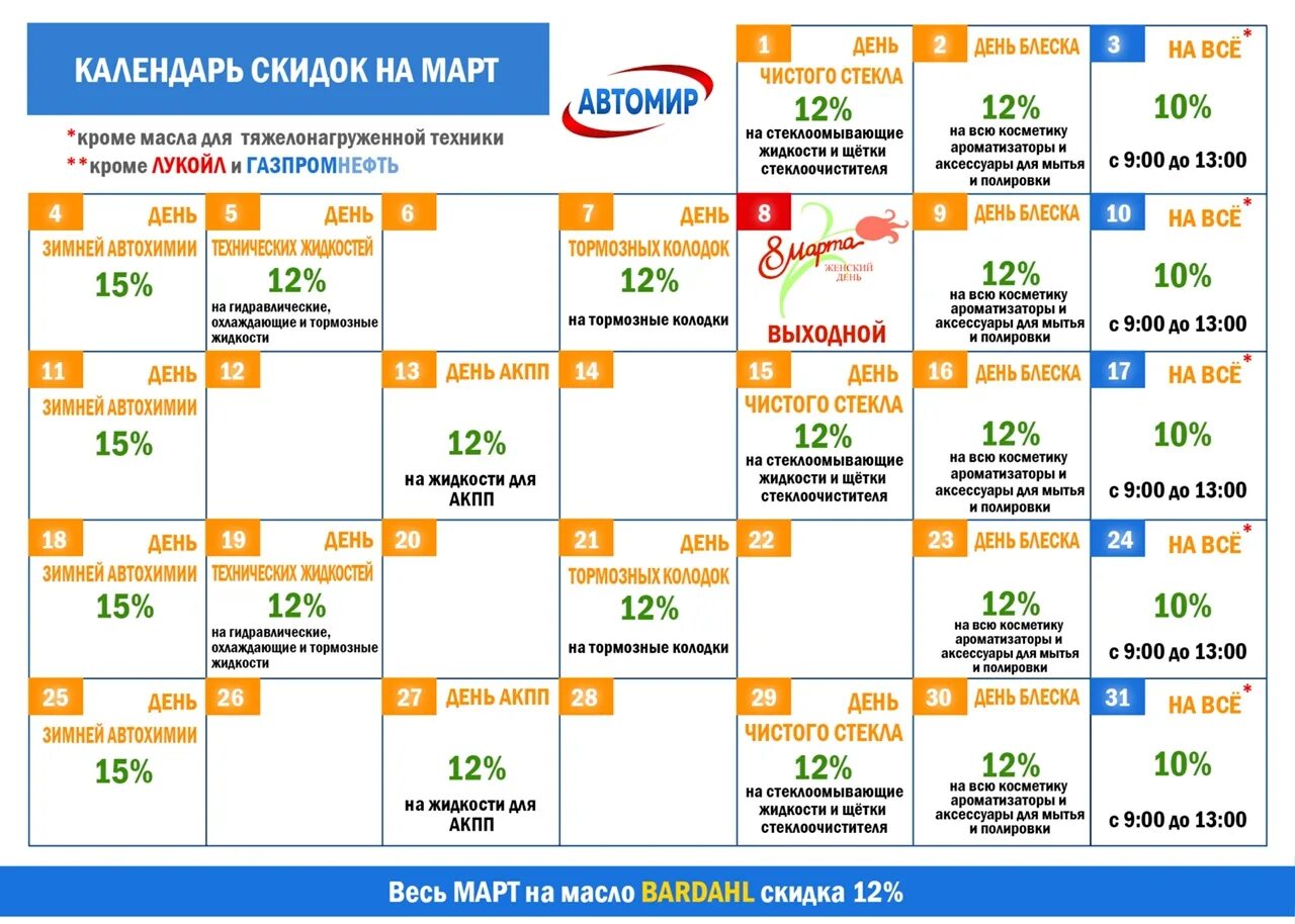 Календарь скидок. Расписание скидок. Календарь скидок на март. Гардероб календарь скидок. Мегасекондхэнд