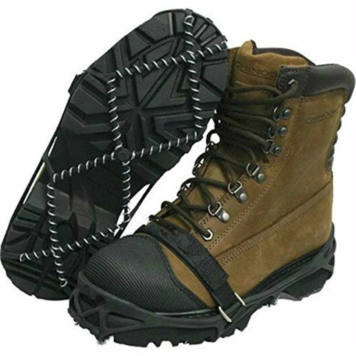 Нескользящие ботинки. Yaktrax pro ледоступы. шипованные ботинки. шипованные ботинки зимние. шипы для обуви.