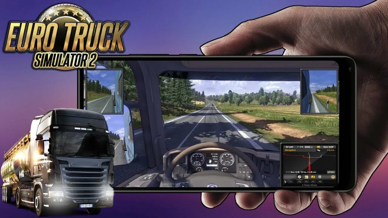 Етс симулятор 2 андроид. Euro Truck Simulator 2 на андроид. Truck Simulator Pro 2. Евро трак симулятор 3 на андроид. Евро трек симулятор на телефон