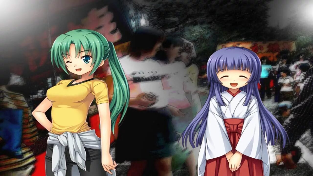 Когда плачут аисты. Higurashi when they Cry Hou. Когда плачут цикады игра. Пачинко Хигураши.