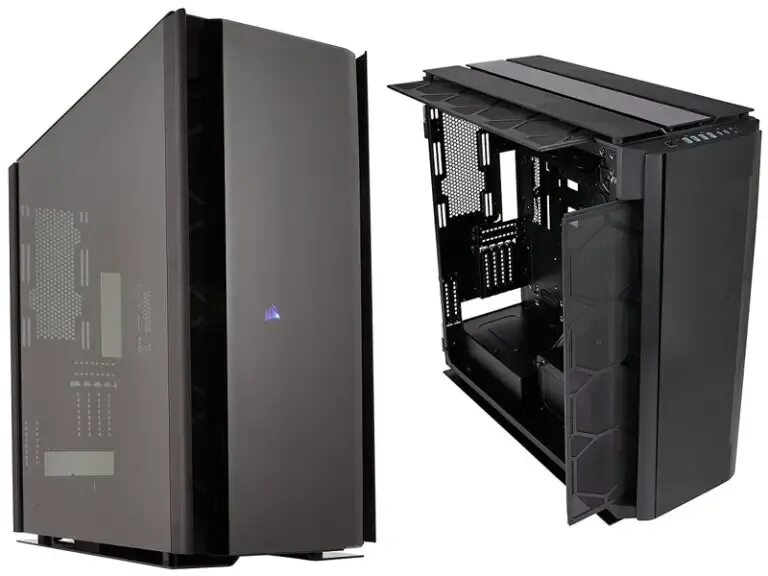 1000 кор. Corsair obsidian 1000d. корпус corsair 1000d. corsair obsidian 1000d case. компьютерный корпус corsair obsidian 1000d black.