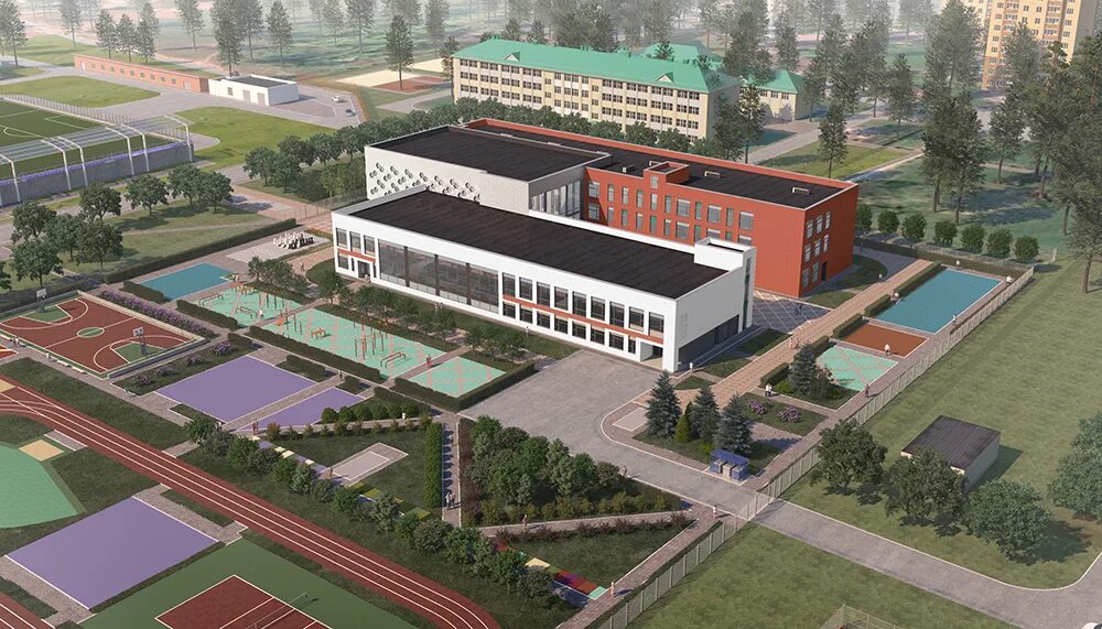 проект средней общеобразовательной школы. проект средней общеобразовательной школы. средняя общеобразовательная школа на 1200 мест. поселок глебовский школа. современная школа проект.