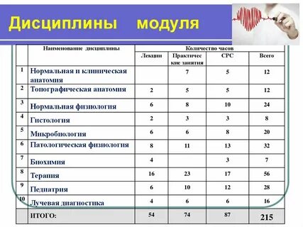 Модуль в учебном предмете