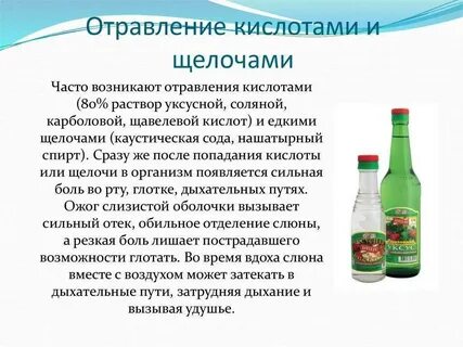 Минеральная вода при отравлении