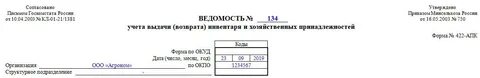 Выдаем под роспись