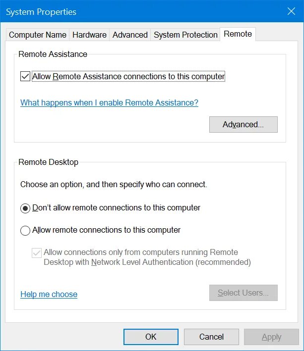 Enable Remote desktop Windows 10. System properties Windows 10. Enable. Как отключить удаленное управление Microsoft desktop. Enable remote