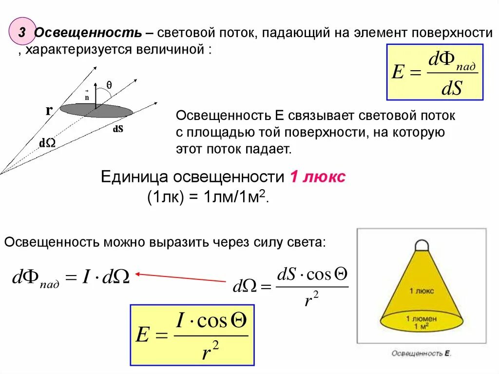 ЛК единица измерения освещенности. Освещенность поверхности формула. Единицы силы света освещенность световой поток. Как рассчитать освещенность поверхности. При наличии источника света мы видим