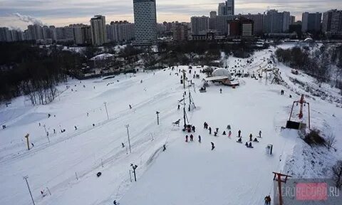 Крылатское горнолыжный склон