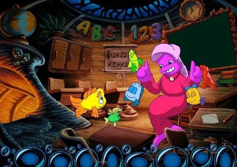 Freddi Fish / рыбка Фредди. Рыбка Фредди: дело о чудовище из коралловой бухты. Рыбка Фредди коралловая бухта. Рыбка Фредди и Лютер. Рыба старая игра