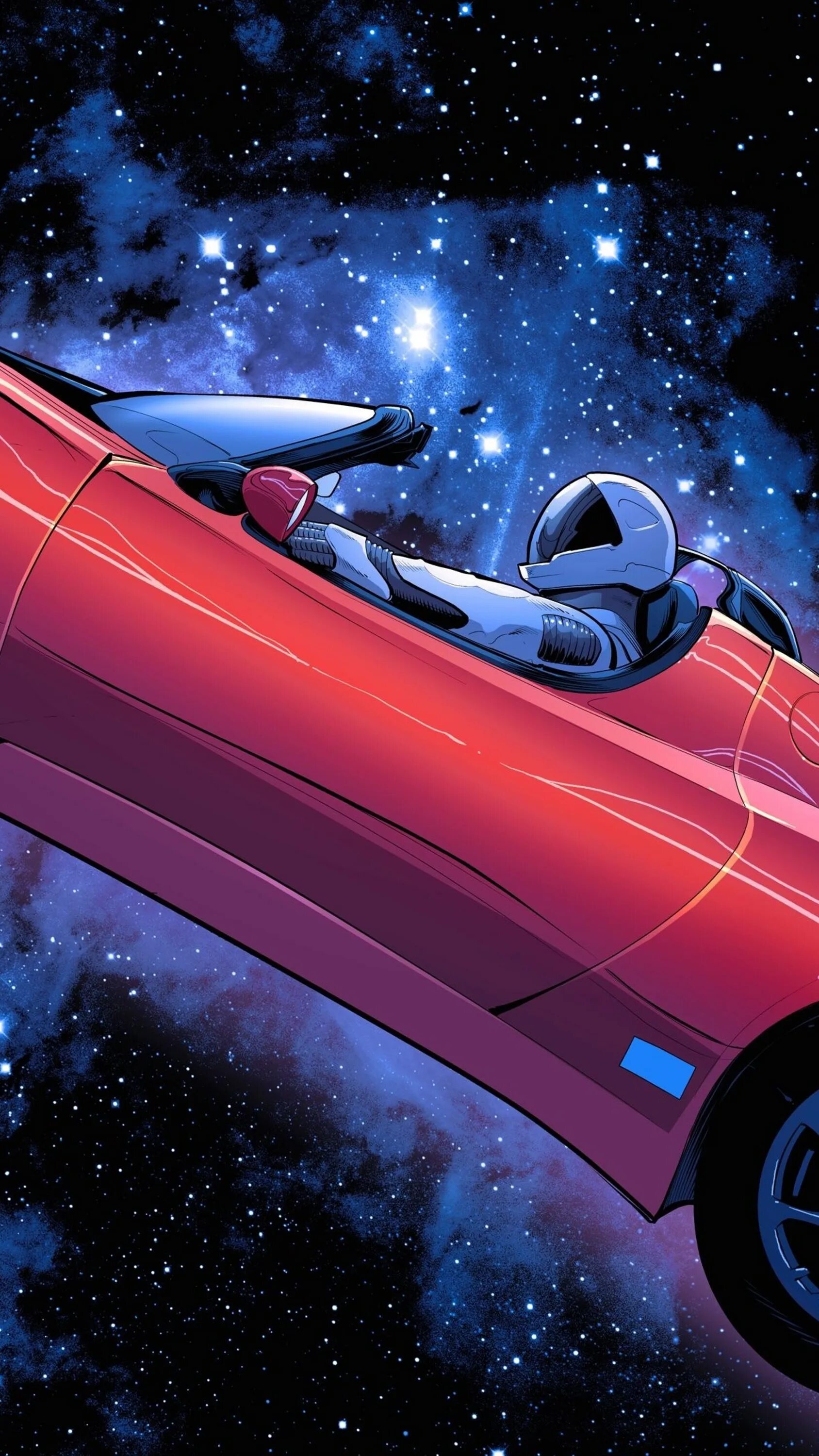 Starman waiting in the