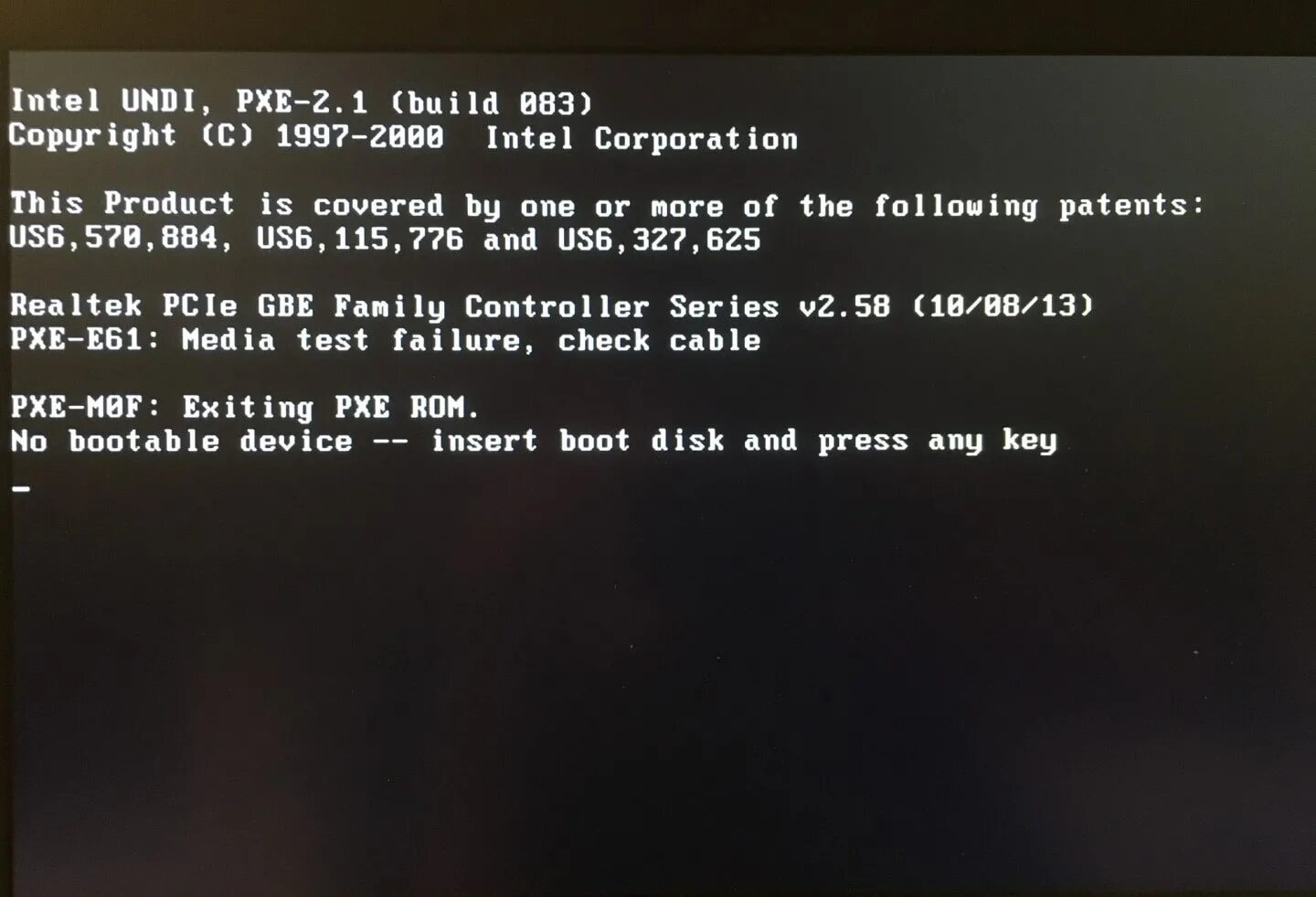 Device not found. No bootable device insert boot disk and press any key. нет загрузочного устройства ошибка. bootable device found. no bootable device insert boot disk and press any key bios.