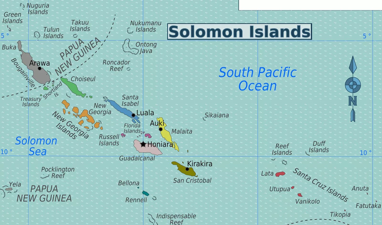 Карта Соломоновы острова политическая. Сан-Кристобаль Соломоновы острова. Solomon Islands на карте. Страны располагающиеся на острове