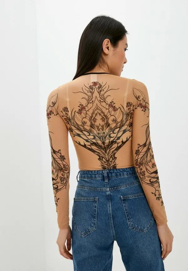 Тату бум. Brikoly. Водолазка с принтом. Brikoly. Brikoly.