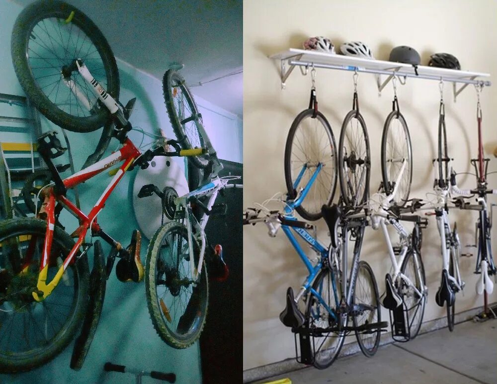 Можно ли хранить на лестничной площадке. Хранение велосипедов. Хранение велосипеда на балконе. Компактное хранение велосипедов. Крепление для велосипеда в шкаф.