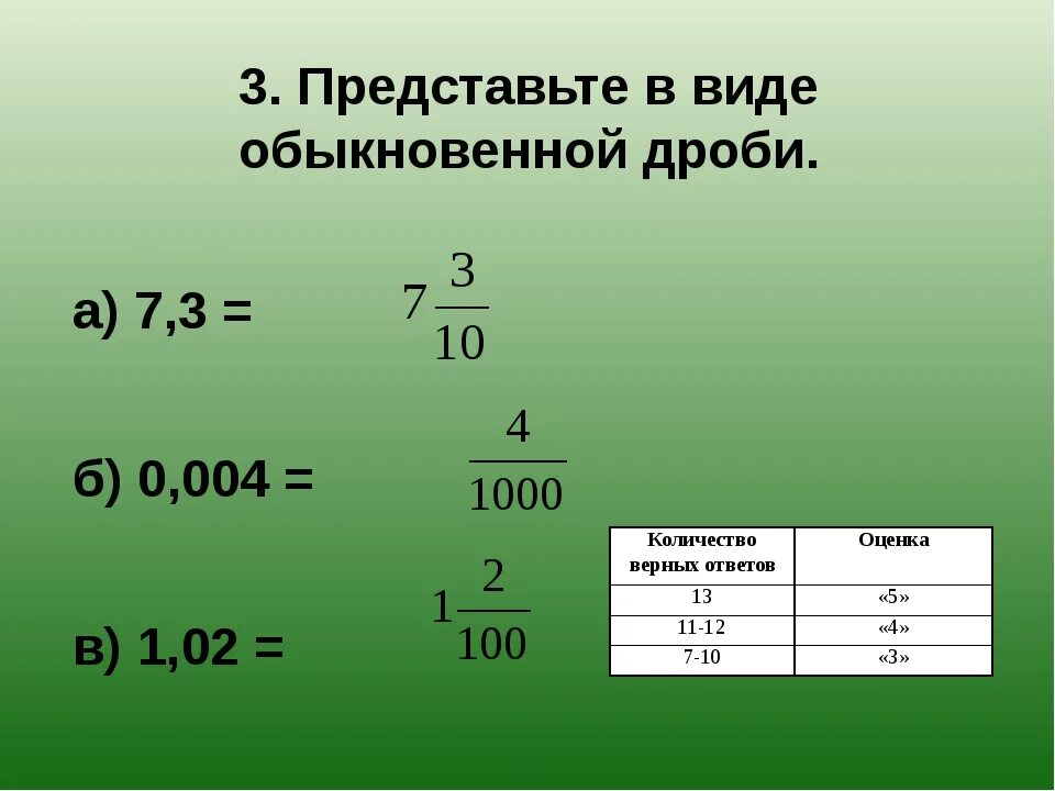 Десятичная дробь 1 целая 1 десятая. 0 2 Перевести в обыкновенную дробь. Представьте в виде обыкновенной дроби. 0 1 В виде обыкновенной дроби. 0 1 В обыкновенную дробь.