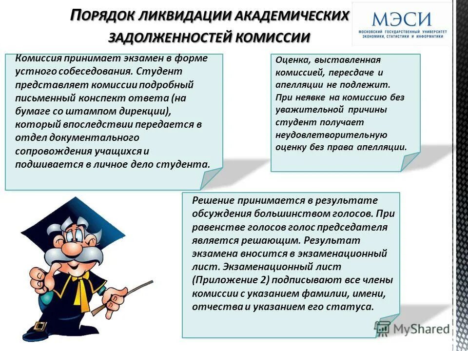 Обучающийся не ликвидировавший академическую задолженность. Обучающийся не ликвидировавший академическую задолженность