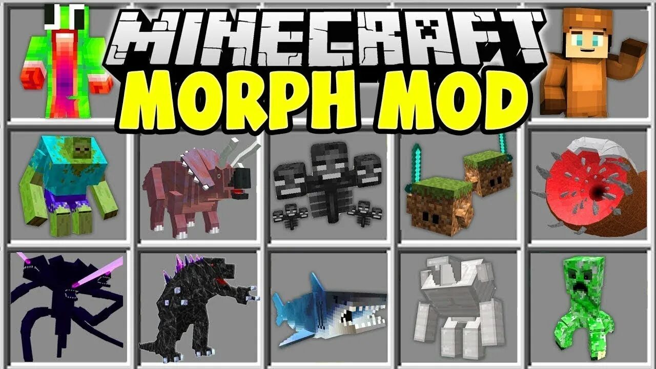 Мод где можно превращаться в мобов. Morph minecraft. morph mod. морфинг в майнкрафт. мод morph boss.