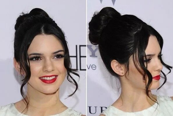 video) 90's Inspired Double Buns - Khloe Kardashian, Hailey Baldwin Style Hair b