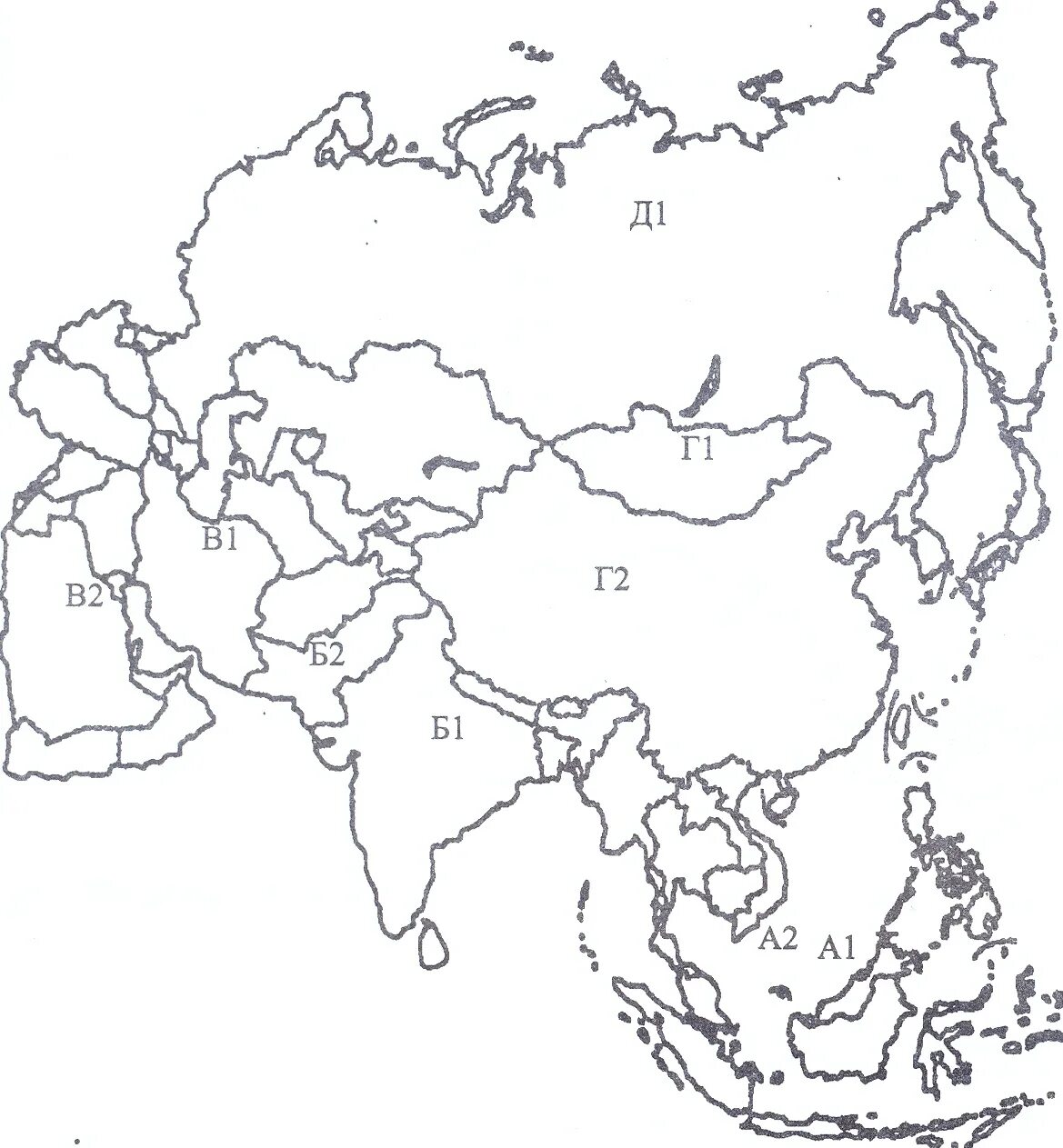 Контурные карты регионов азии. Политическая контурная карта Азии с границами государств. Контурная карта страны Азии 11 класс. Политическая контурная карта зарубежной Азии. Регионы Азии контурная карта.