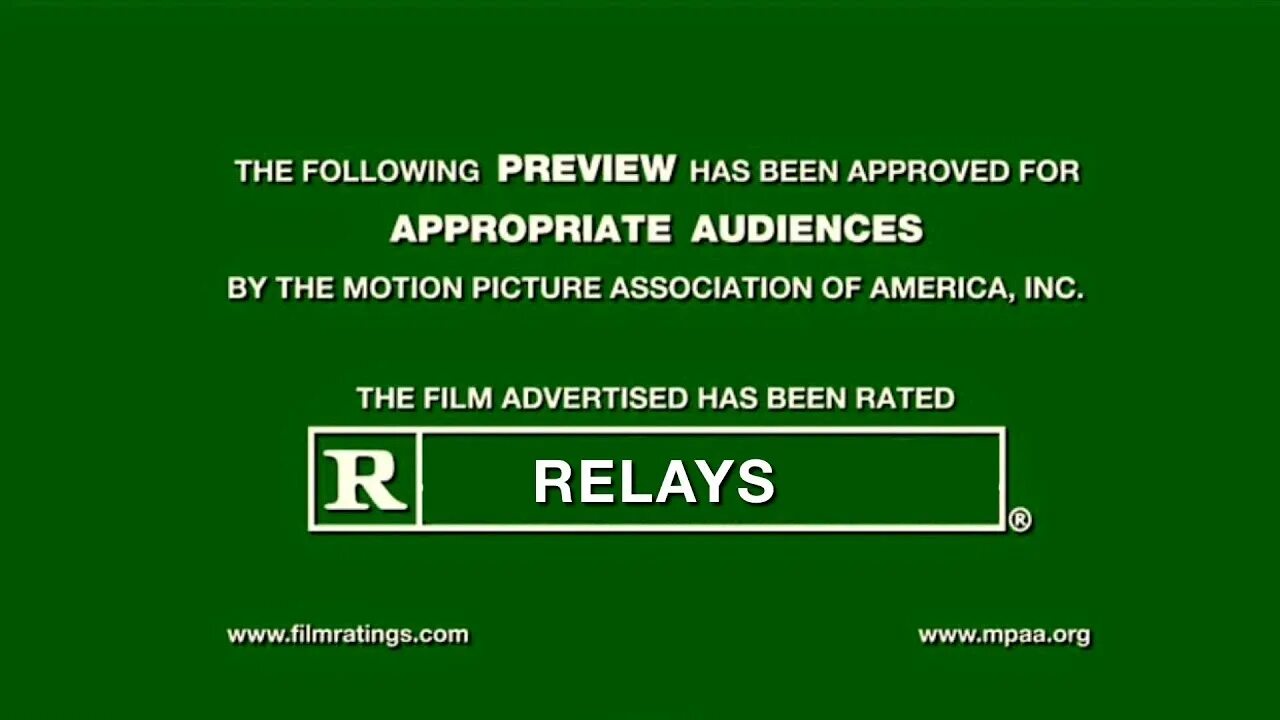 The following Preview has been approved. The following Preview has been approved for all audiences by the Motion picture Association. The following Preview has been approved for all audiences PG 13. "The following Trailer has been approved for audiences"?. Appropriate audiences