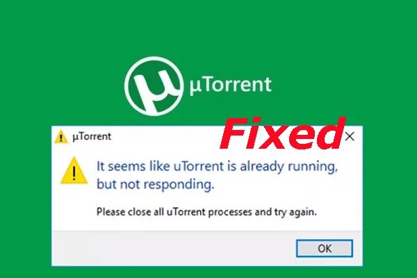 It seems like utorrent. It seems like utorrent is already Running but not responding. It seems like utorrent is already Running but not responding как исправить.