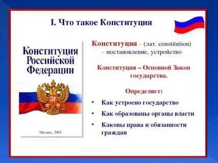 Какой организации была конституция
