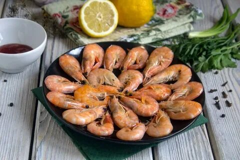 Время варки креветок королевских