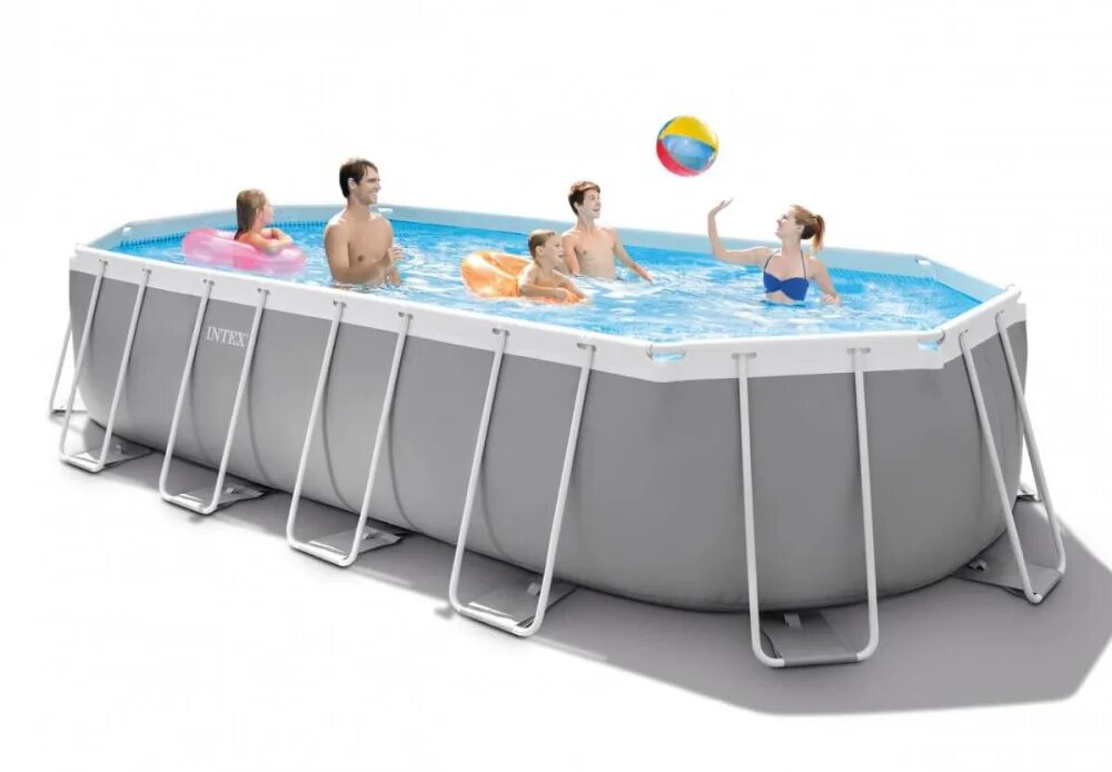 Бассейн каркасный intex какие лучше. Каркасный бассейн intex prism frame oval 26798, 610x305x122 см. бассейн intex prism frame oval 26798, 610х122 см. каркасный бассейн prism frame. бассейн intex prism frame oval 26798.