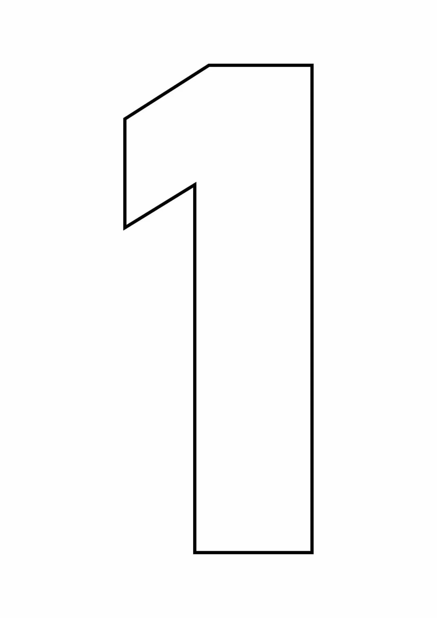 Рисунок цифры 1. Трафареты цифр для вырезания. Трафарет "цифры". Цифра 1. Цифра 1 трафарет.