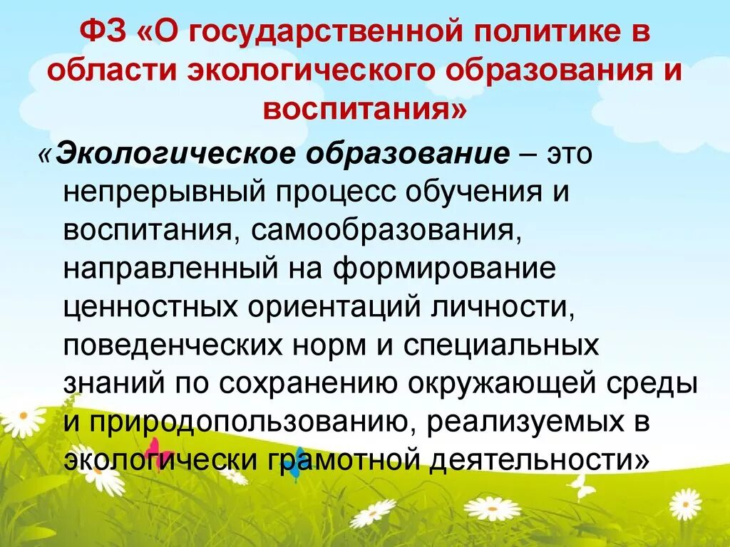 Роль экологического образования. Экологическое образование дошкольников. Концепция экологического воспитания дошкольников. Экологическое образование презентация. Экологическое образование в ДОУ.