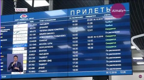 Табло аэропорта алматы вылет международные рейсы