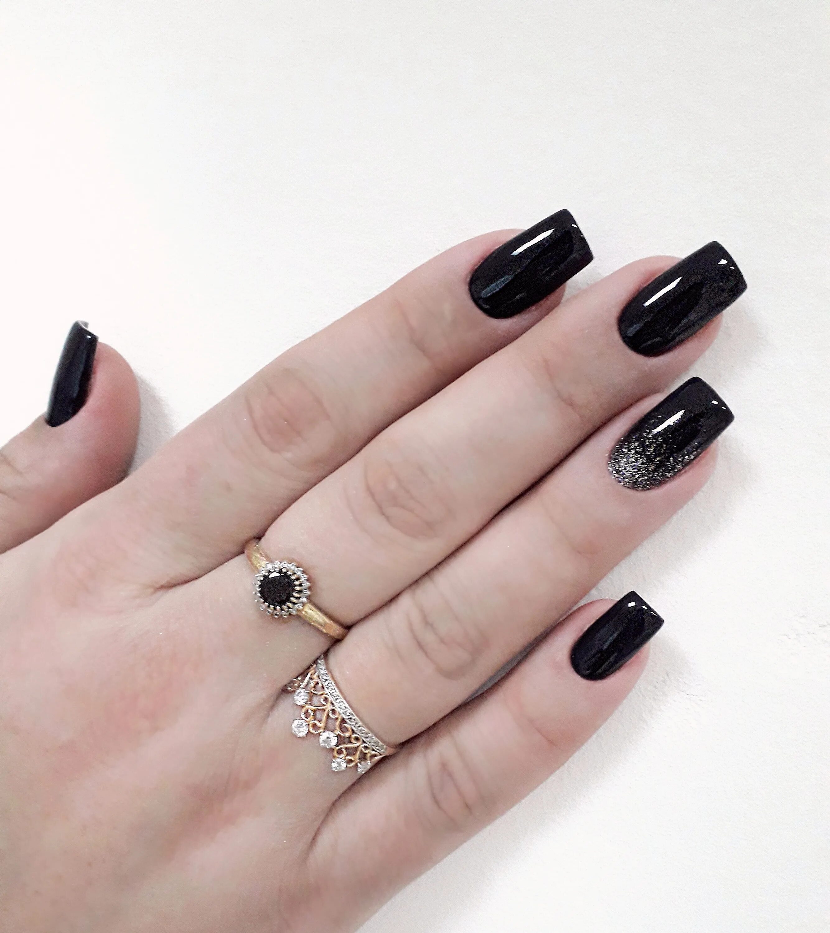 Black white acrylic coffin nail ideas are timeless classics Nails, Coffin nails,