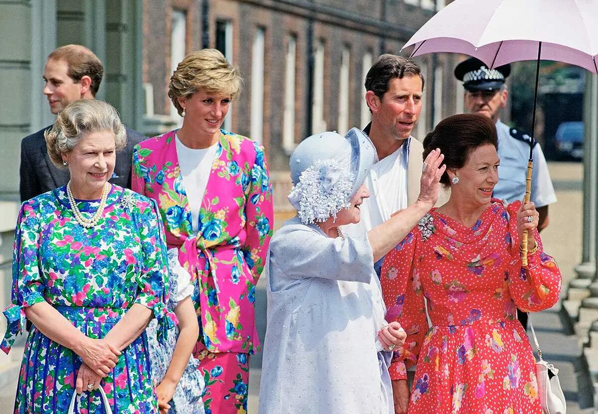 Королевская 1990. Королевская семья Англии с принцессой Дианой.