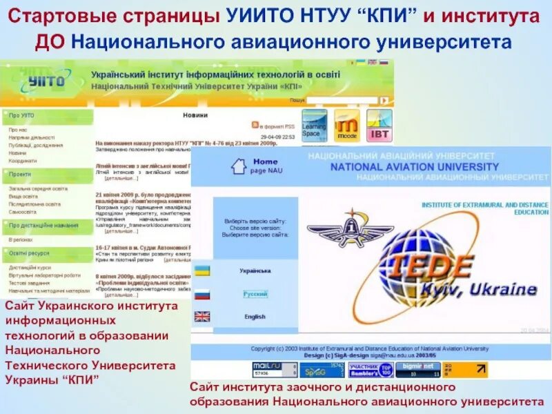 Сайт дистанционного обучения университета. Институт. Сайты институтов. КПИ вуз Украины. Сайты вузов.