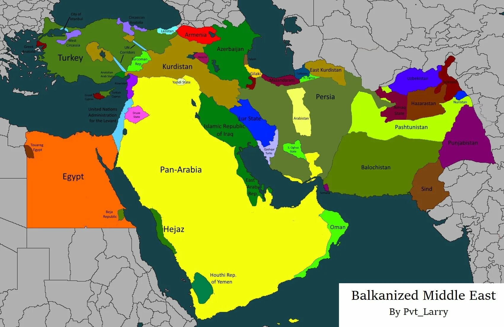 Middle east add on