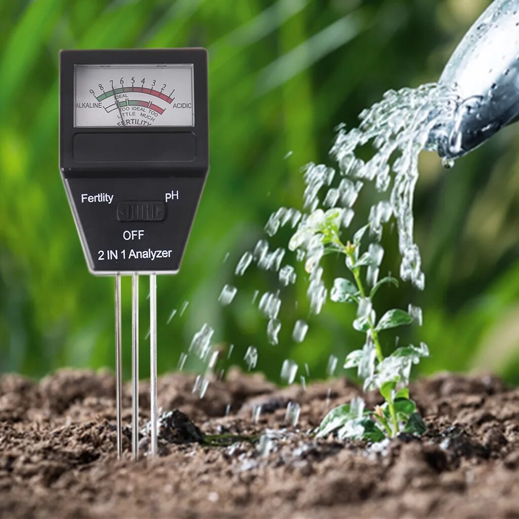 Почвы повышенной влажности. Прибор измеритель влажности почвы. Прибор для измерения кислотности почвы. Измеритель PH почвы. Определитель кислотности почвы.