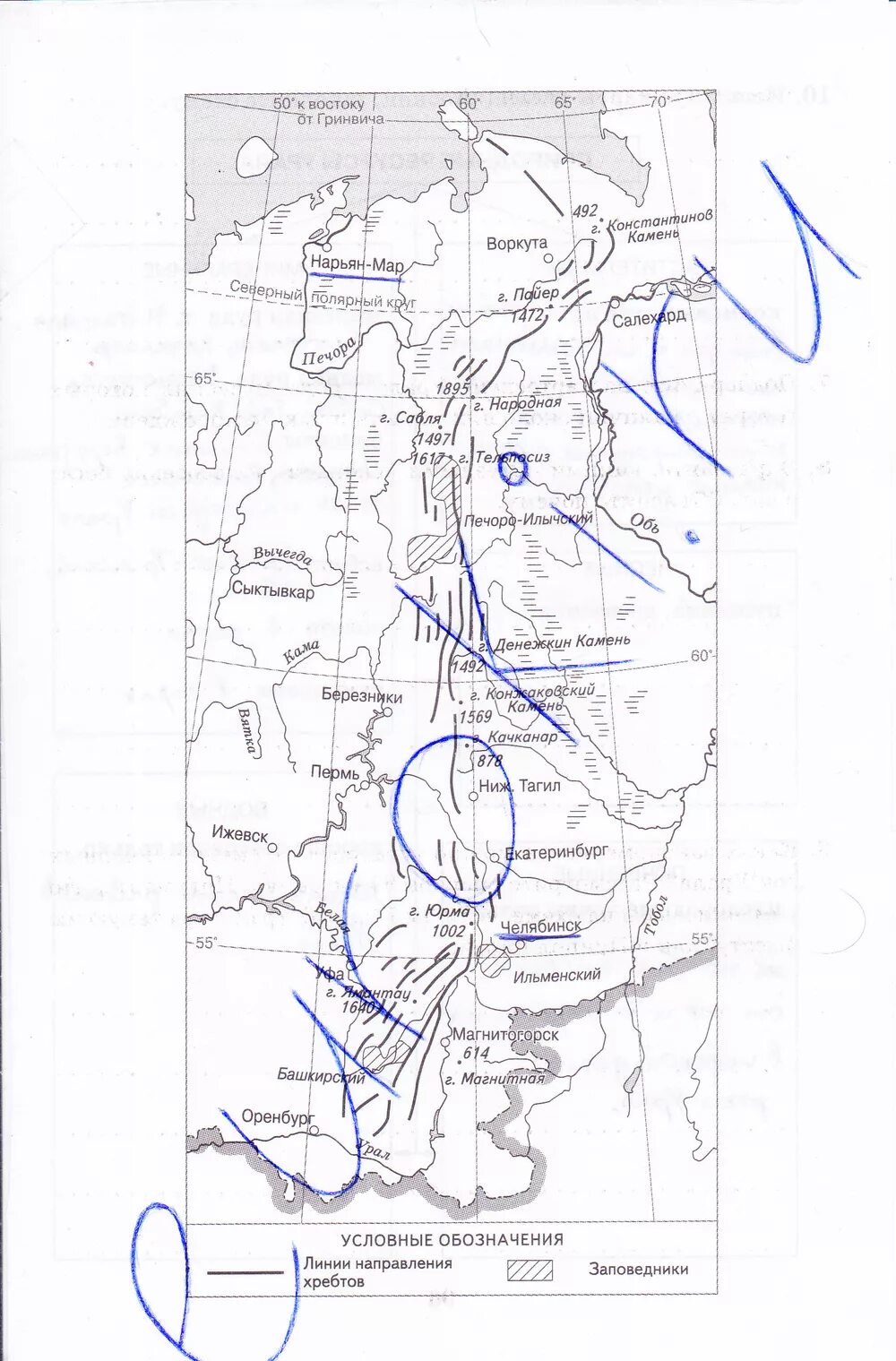 Контурная карта полярная звезда 9 класс урал. 10-11 Стр Урал контурная карта по географии 8. Контурная карта Урала. Урал контурная карта 8 класс.