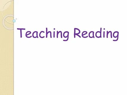 Teaching read